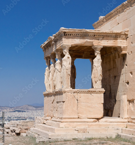 Erechtheion temple on Athens Acropolis