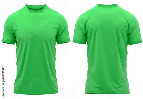 Wallpaper Mural Green Color  3d rendered Soccer Jersey for mockup 4K  Torontodigital.ca
