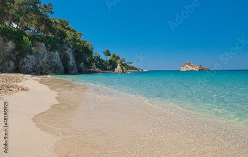 Gialos beach on Kefalonia island