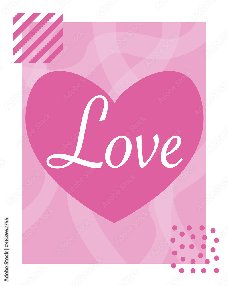 Valentine's day card love