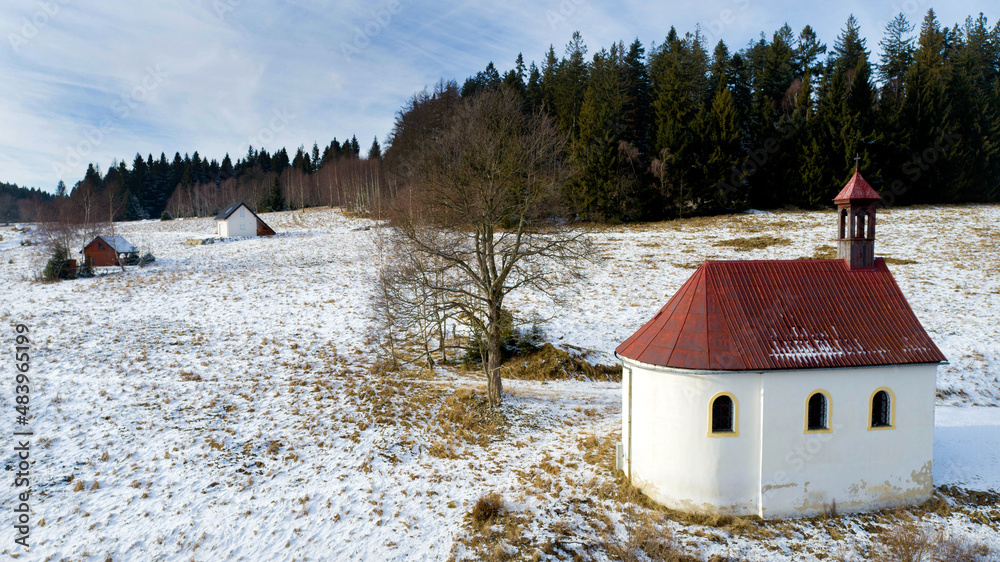 A small church in the Golden Mountains (Lower Silesia, Poland)