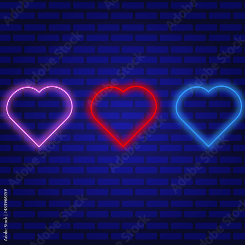heart on a wall