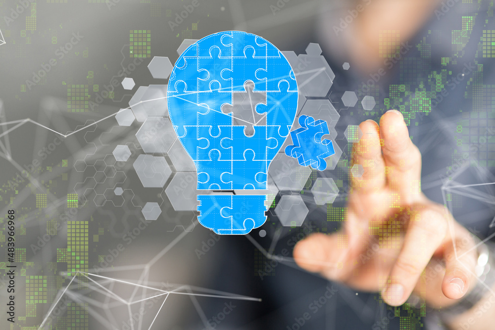 Neural network 3D illustration. Big data and cybersecurity Neural network 3D illustration. Big data and cybersecurity