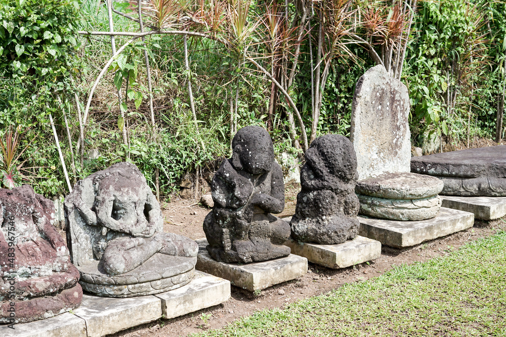 Candi Singosari Temple Memorial. Ancient ruin in Malang, East Java, Indonesia. Candi Singosari Temple Memorial. Ancient ruin in Malang, East Java, Indonesia.