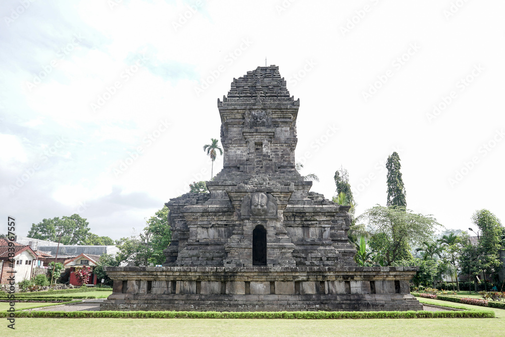 Candi Singosari Temple Memorial. Ancient ruin in Malang, East Java, Indonesia.