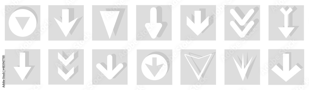 Arrow icon set isolated on background. Arrows vector collection. Different arrow icons in flat style. Creative arrows template for web site, app, graphic design, ui and logo. Arrow vector symbol Arrow icon set isolated on background. Arrows vector collection. Different arrow icons in flat style. Creative arrows template for web site, app, graphic design, ui and logo. Arrow vector symbol