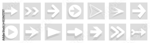 Arrow icon set isolated on background. Arrows vector collection. Different arrow icons in flat style. Creative arrows template for web site, app, graphic design, ui and logo. Arrow vector symbol Free Download Arrow icon set isolated on background. Arrows vector collection. Different arrow icons in flat style. Creative arrows template for web site, app, graphic design, ui and logo. Arrow vector symbol - GFXLoad