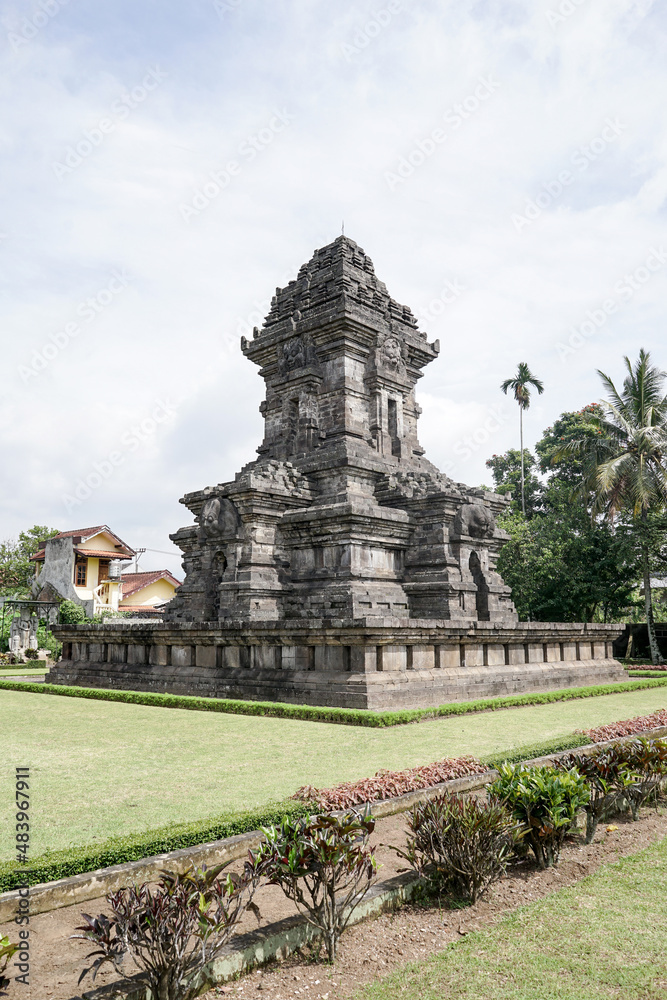 Candi Singosari Temple Memorial. Ancient ruin in Malang, East Java, Indonesia.