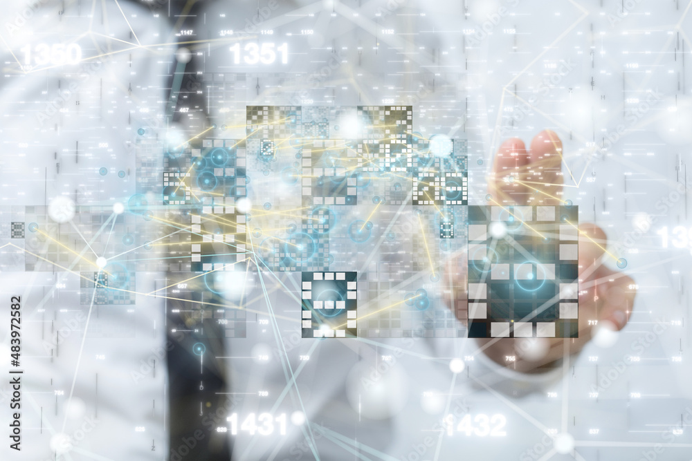 Fototapeta premium Internet broadband and multimedia streaming entertainment