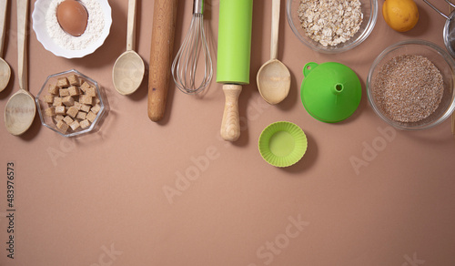 Kitchen tools. Cooking. Food photo. Top. 