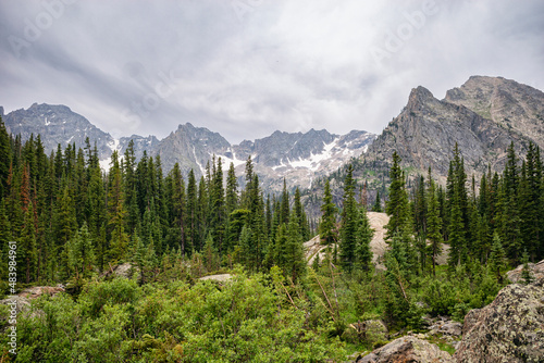 Landscape in the Indian Peaks Wilderness, Colorado photo