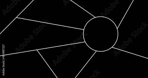 Templates collage 9 frame photos.Template of moodboard. Vector illustration.
