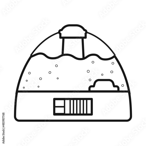 Vector design of humidifier and machine icon. Graphic of humidifier and moisturizer vector icon for stock.
