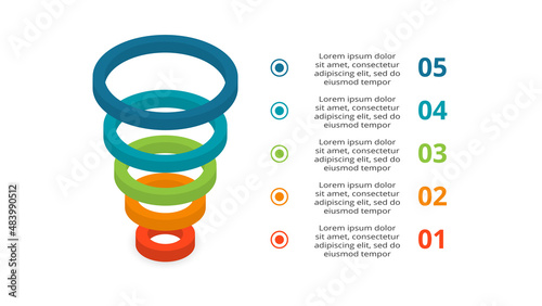 Vector pyramid up arrows infographic, diagram chart, triangle graph presentation. Business timeline concept with 5 parts