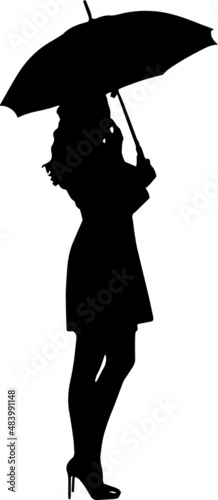 umbrella EPS, umbrella Silhouette, umbrella Vector, umbrella Cut File, umbrella Vector
