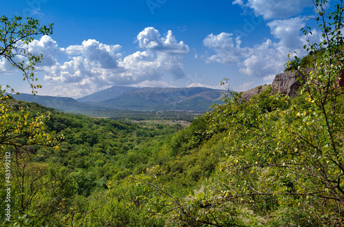 Idylic mountain landscape Simferopol region, Crimea, Ukraine.