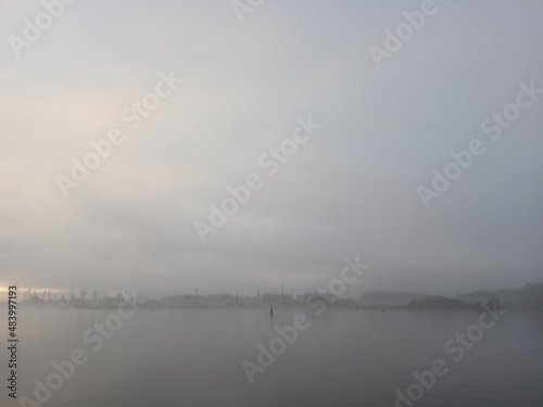 fog over the river