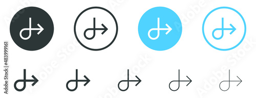 return icon redo arrow turn right symbols direction icons