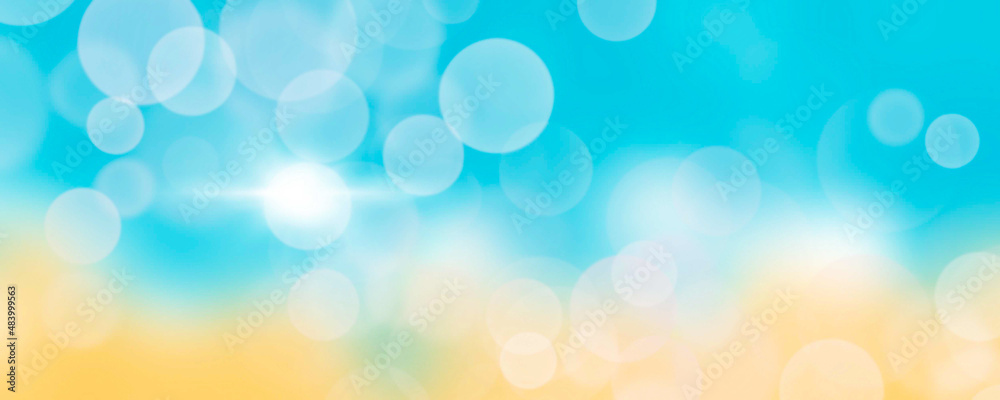 abstract blue bokeh background with summer background abstract blue bokeh background with summer background