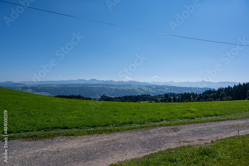 A beautiful shot of mountain landscape during the day