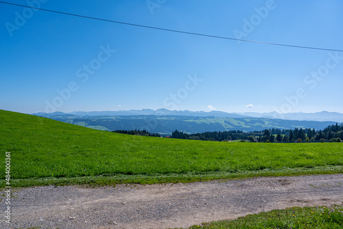 A beautiful shot of mountain landscape during the day