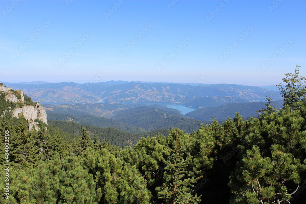 Fototapeta premium Lake in the mountains.