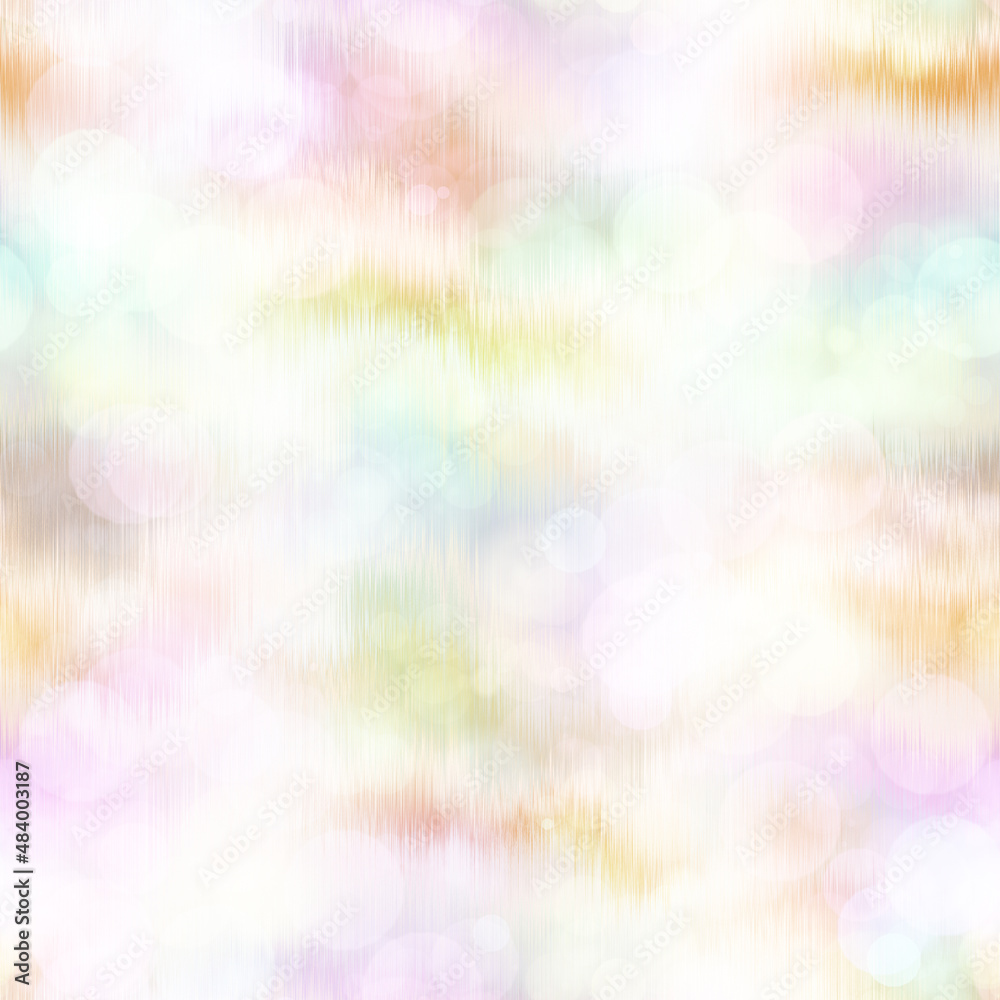 Seamless pale pastel tie dye bokeh texture. Soft tone on tone summer repeat background with washed out sun bleached ink dyed effect. Seamless pale pastel tie dye bokeh texture. Soft tone on tone summer repeat background with washed out sun bleached ink dyed effect.
