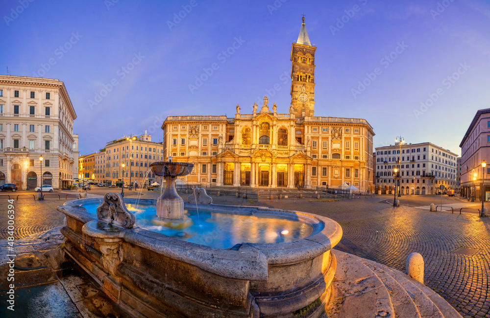 Basilica of Saint Mary Major, Rome, Italy.