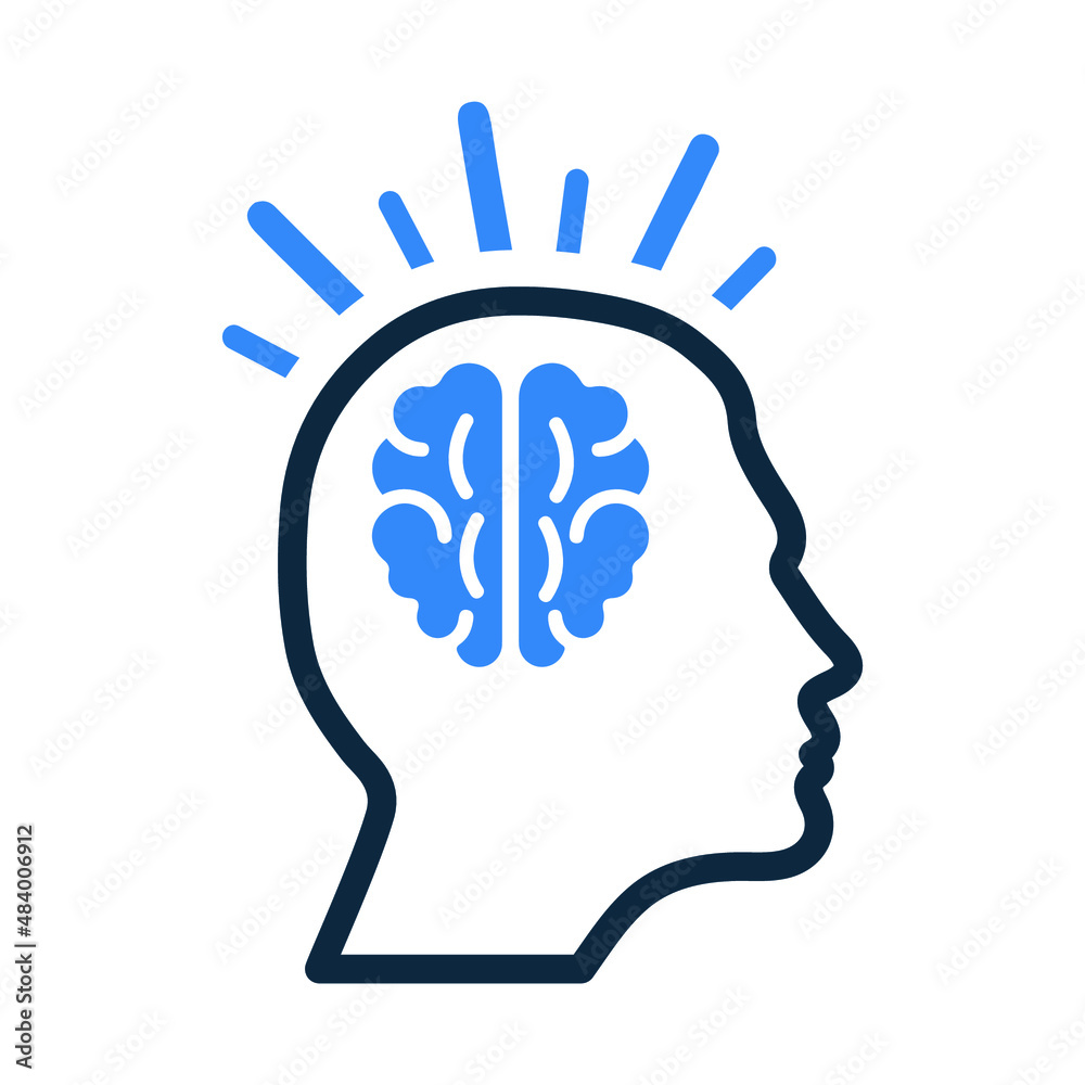 Potential, brainstorm icon. vector sketch. Potential, brainstorm icon. vector sketch.
