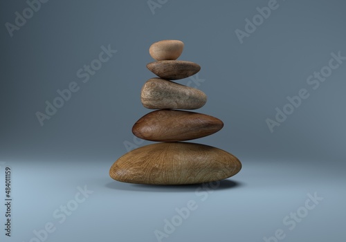 Balance Wood - stock photo