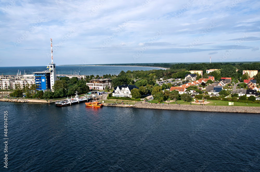 Obraz premium Rostock Ferry Terminal in Kropliner gate, Western Pomerania, Germany