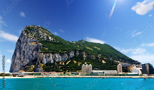 Rock of Gibraltar, shot from cruise ship photo