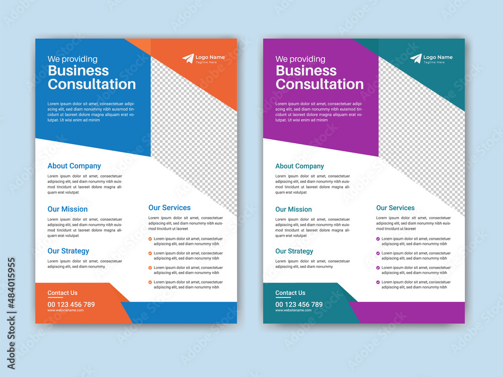 Corporate Business flyer design template vector Corporate Business flyer design template vector