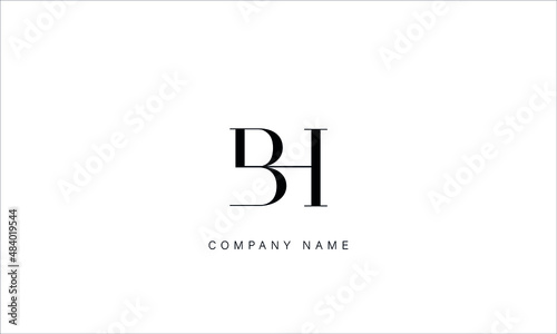 BH, HB, BH, Letters Logo Monogram