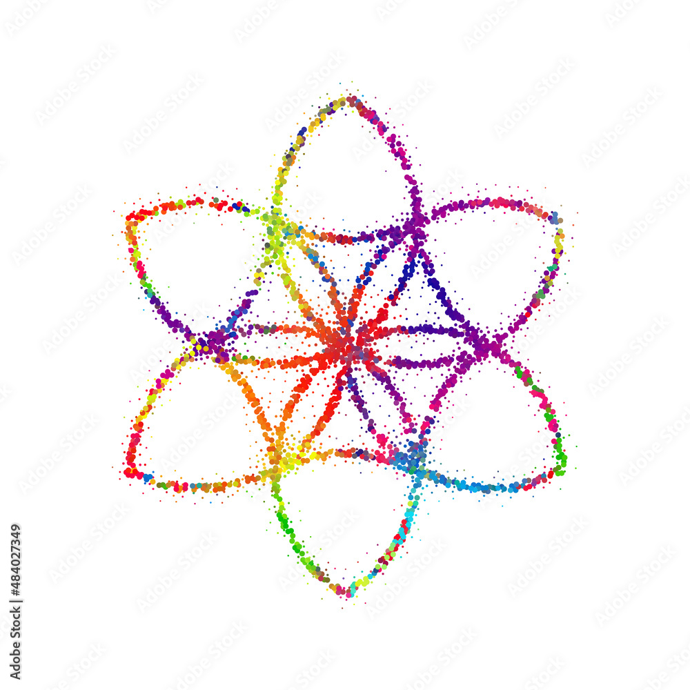 Bright abstract image in a modern style. Bright abstract image in a modern style.