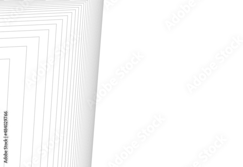 3d render of a building