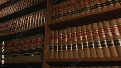 Law Library Books Dolly Move Background 01