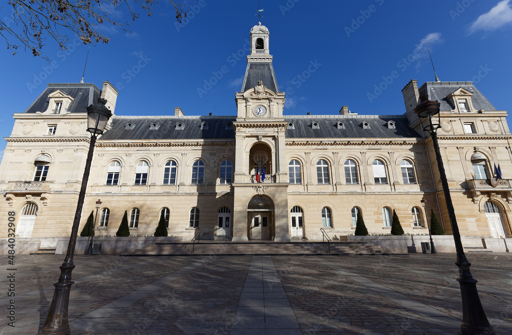 City hall of the XIV district of Paris - France