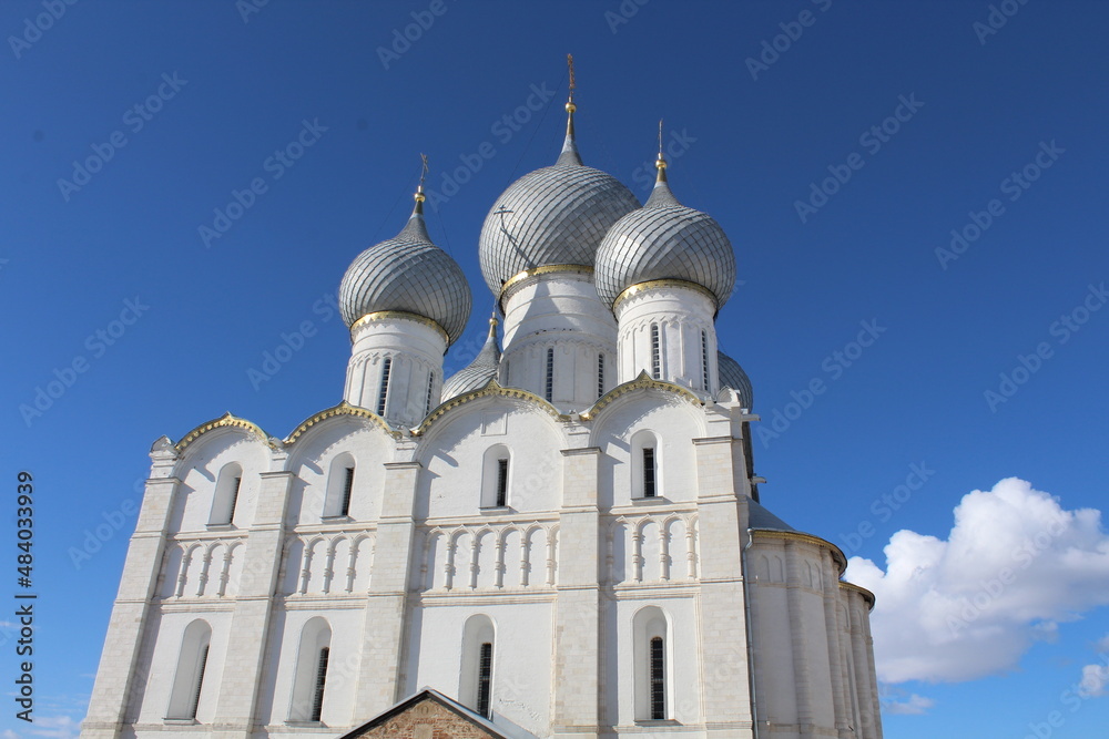 Historic monument Orthodox church of Rostov city - The Golden Ring travel itinerary Russia