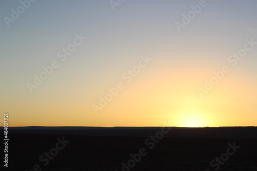sunset Chile