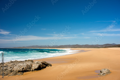 beach in the morning