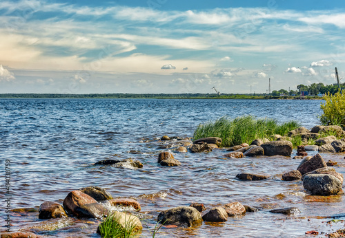 Lake Ladoga is located in the northwest of Russia. It is the largest freshwater lake in Europe.