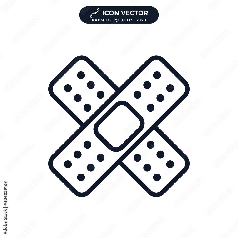 plaster icon symbol template for graphic and web design collection logo vector illustration plaster icon symbol template for graphic and web design collection logo vector illustration