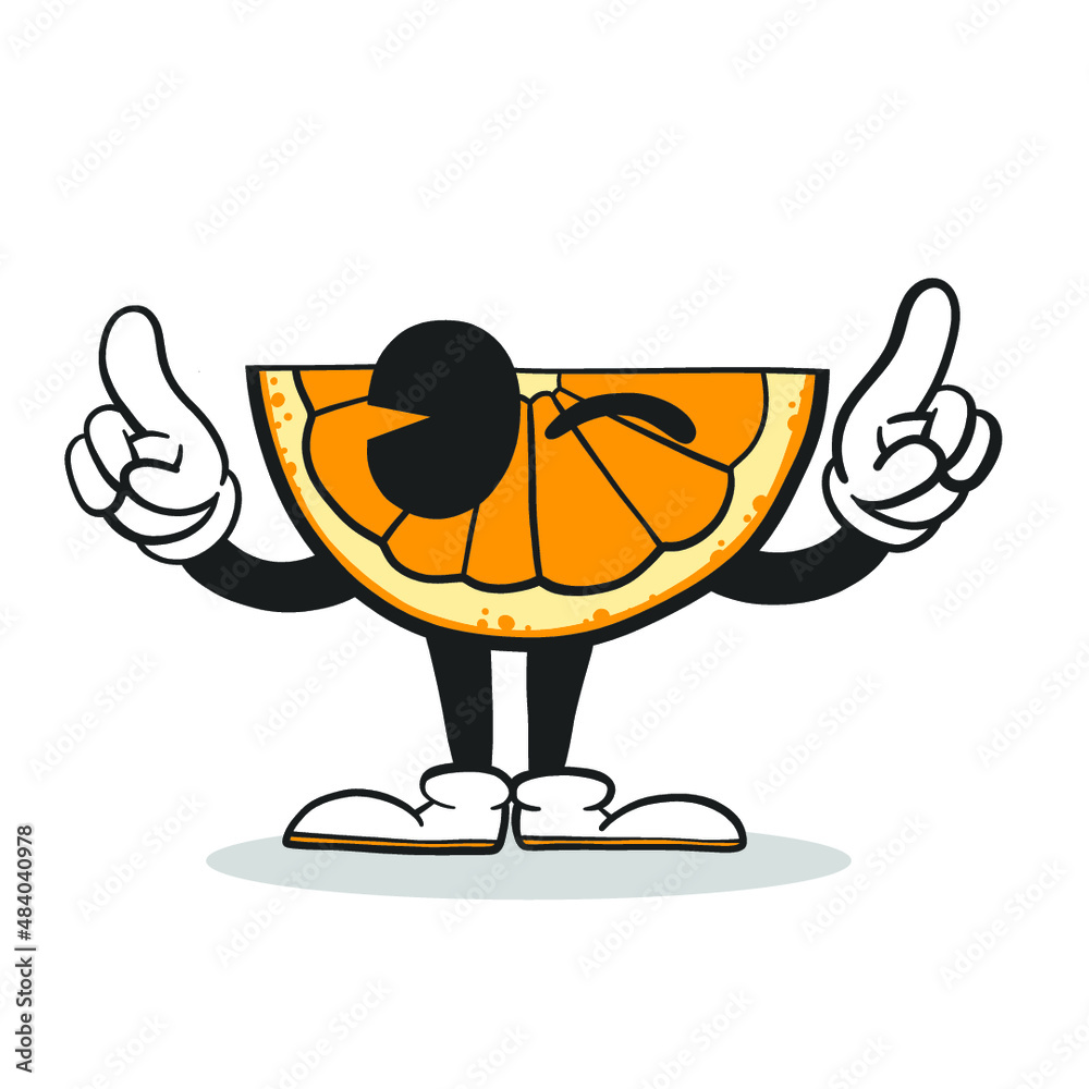 Funny Cute Orange Fruit Cartoon Funny Cute Orange Fruit Cartoon
