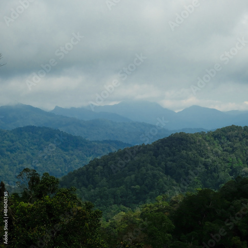 Beautiful tropical mountain view which is located in Fraser s Hill  Pahang  Malaysia