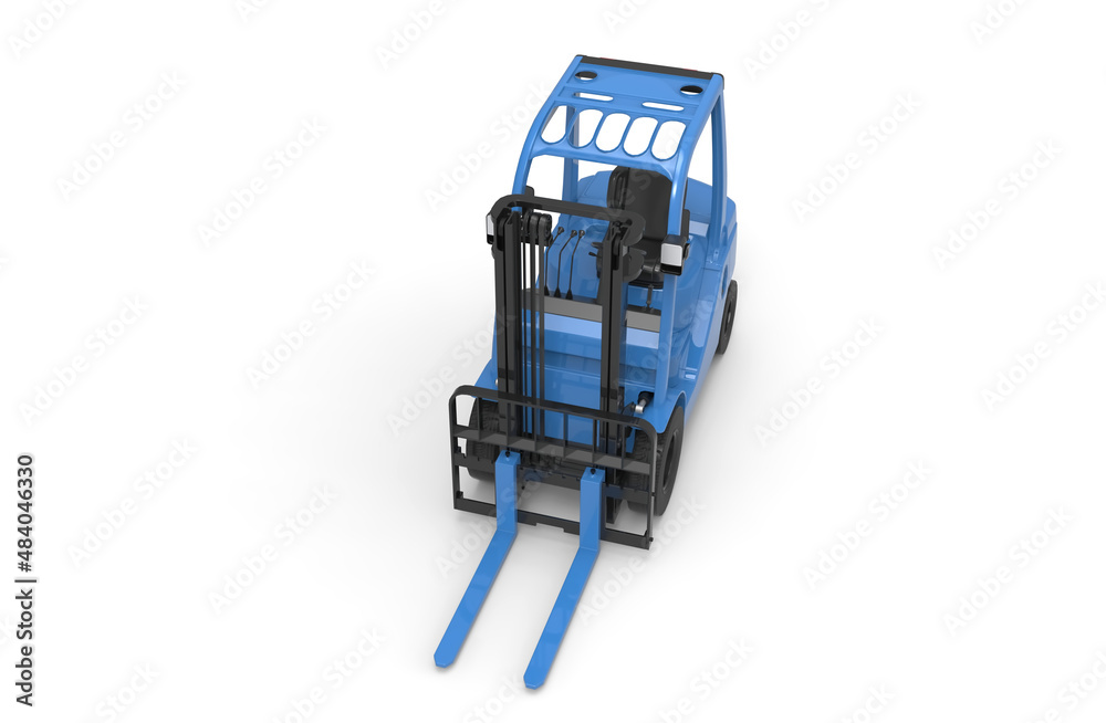 pallet forklift 3d illustration pallet forklift 3d illustration