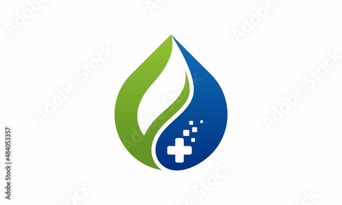 Eco Water Logo Vector, Therapy 
logo