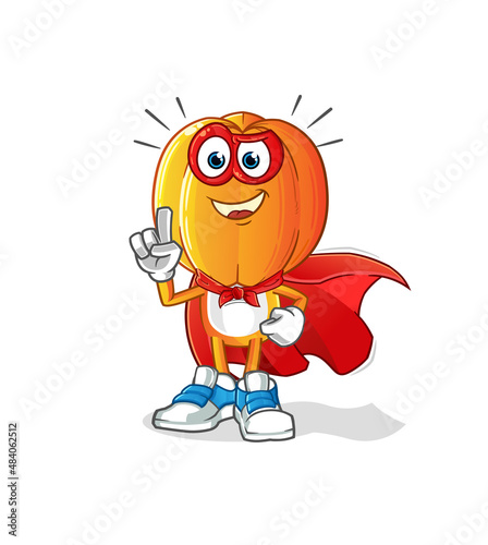 star fruit head cartoon heroes vector. cartoon character