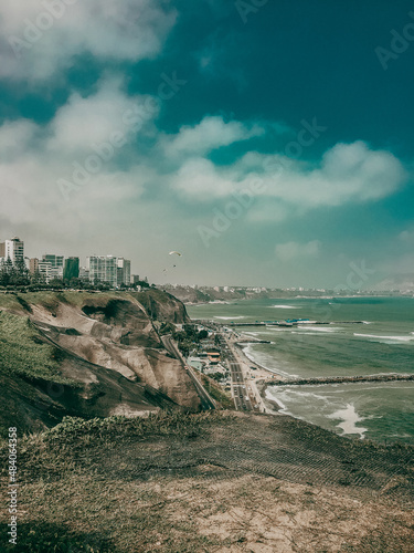 View from the beach