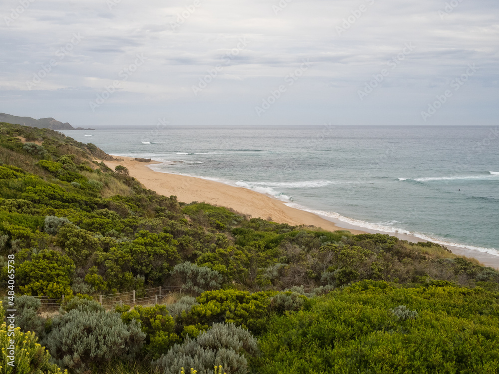 Evening view from the Johanna Beach Great Ocean Walk campground - Johanna, Victoria, Australia